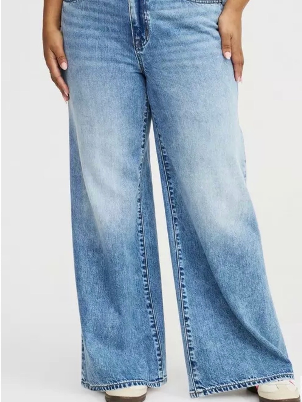 NWT TORRID High-Rise Baggy Wide-Leg Jean SIZE 18 TALL - Picture 2 of 5